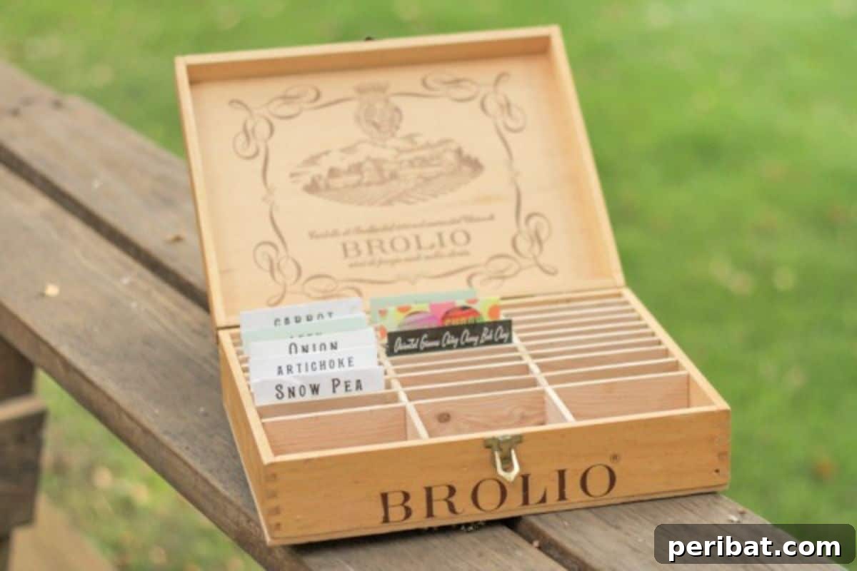Wooden Seed Box
