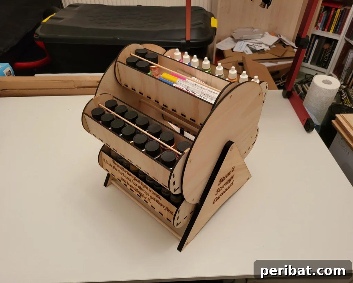 Space-Saving Tea Bag Carousel Organizer
