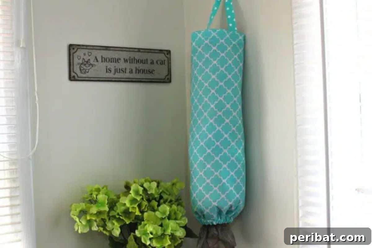 Compact Grocery Bag Dispenser for Pantry