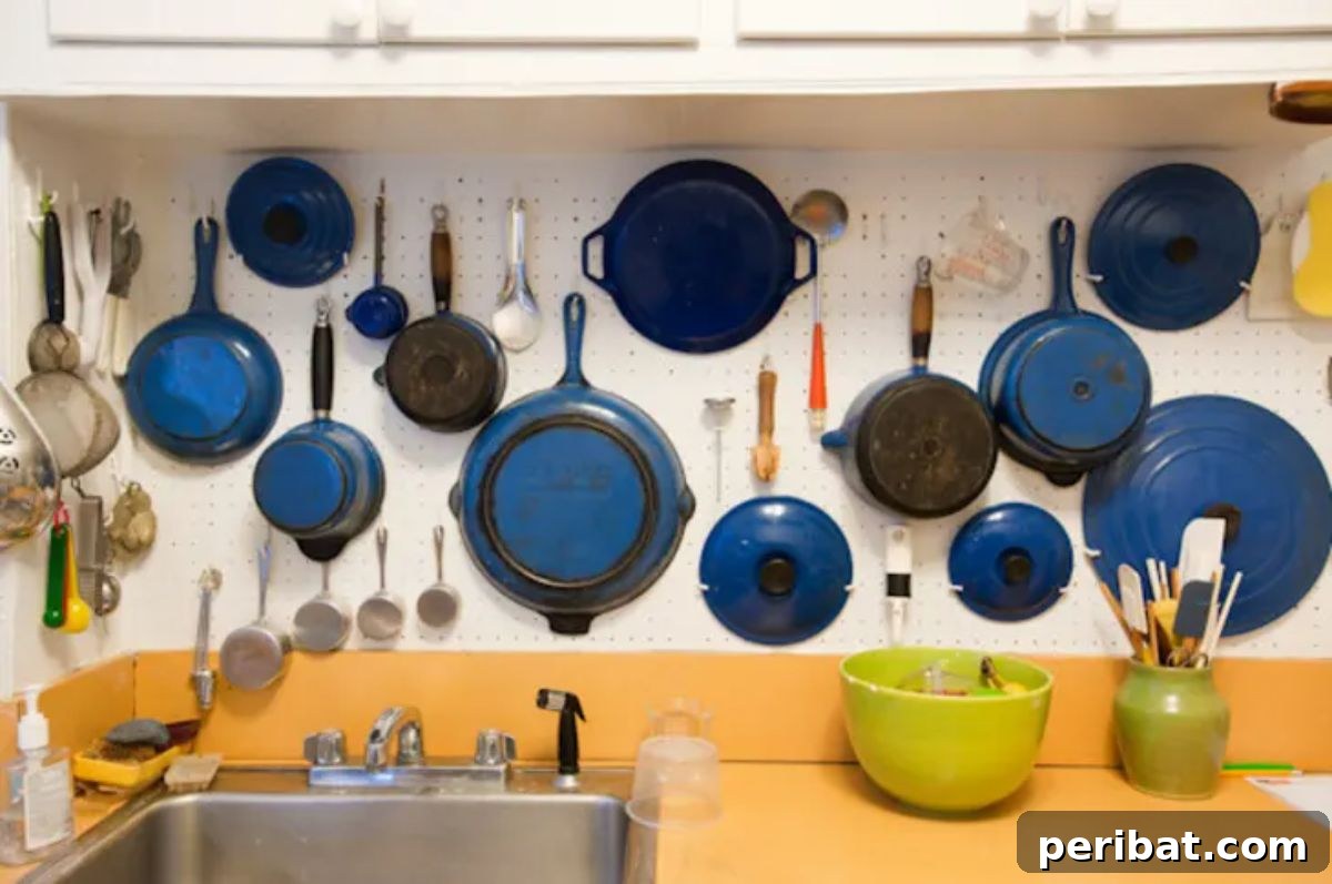 Adaptive Pantry Pegboard Storage System