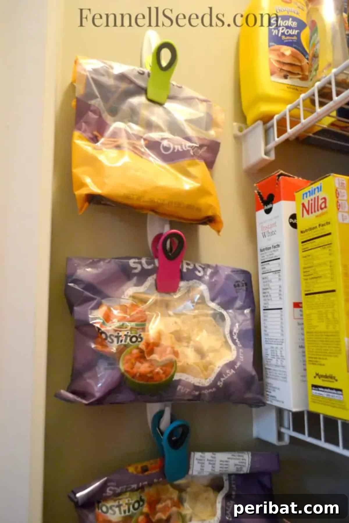 43 Clever Snack Storage Ideas: DIY & Ready-Made Solutions 5 Miniature Clothespins for Sealing Snack Bags