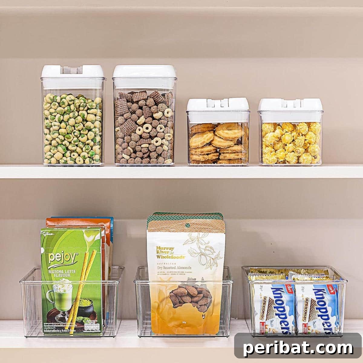 43 Clever Snack Storage Ideas: DIY & Ready-Made Solutions 43 Versatile Stackable Bins with Removable Dividers for Organization