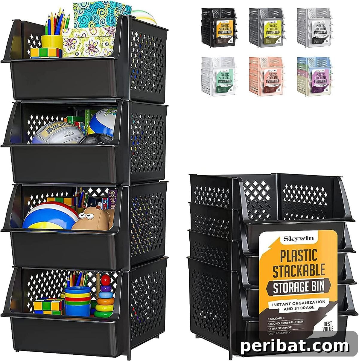 43 Clever Snack Storage Ideas: DIY & Ready-Made Solutions 9 Practical Stackable Plastic Bins for Pantry Organization
