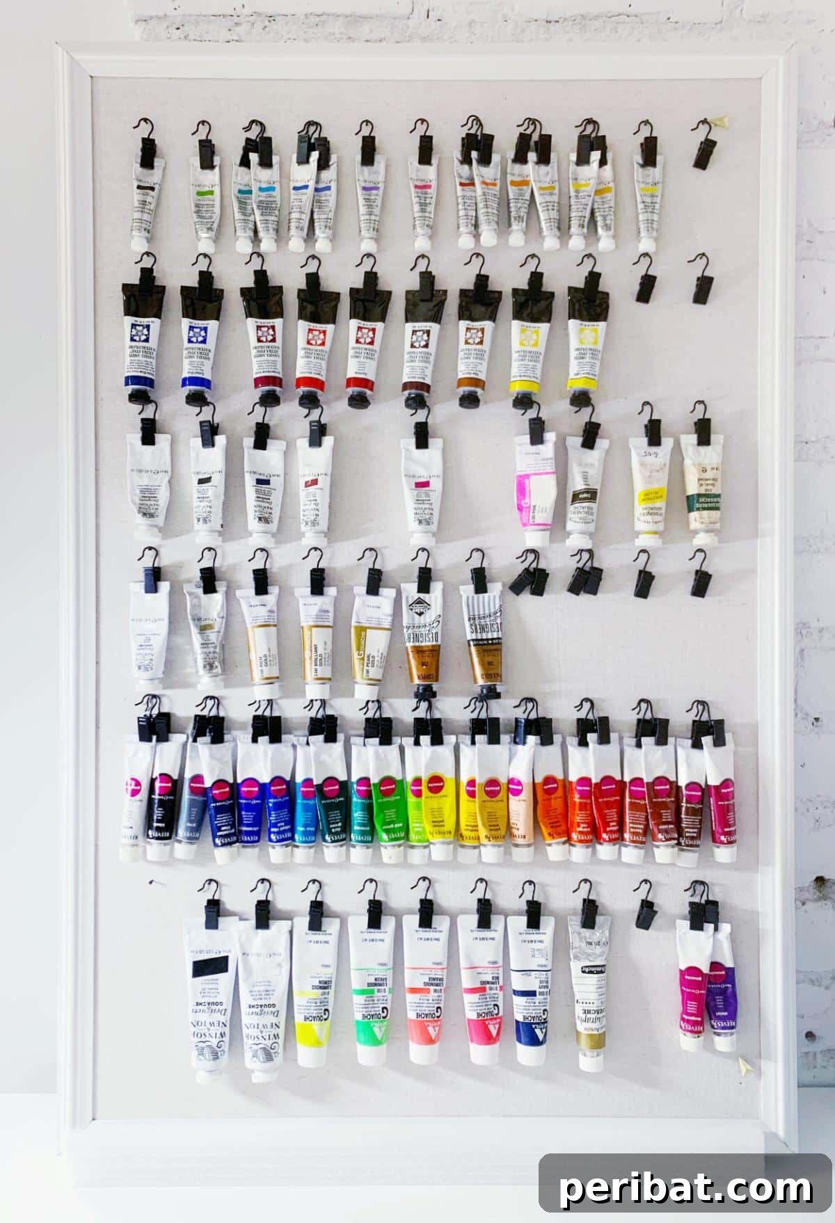 35 Ultimate Paint Storage DIY Ideas and Top-Rated Products 11 Paint Tube Organizer