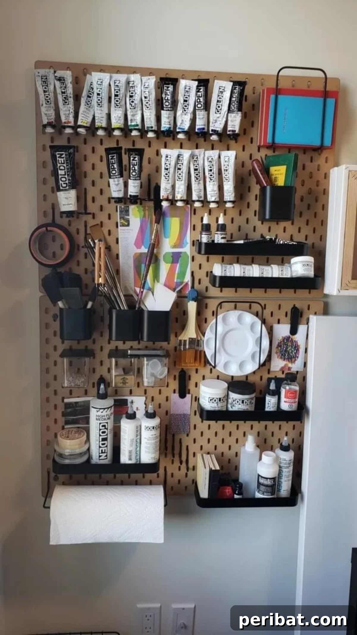 35 Ultimate Paint Storage DIY Ideas and Top-Rated Products 12 IKEA Art Shelf