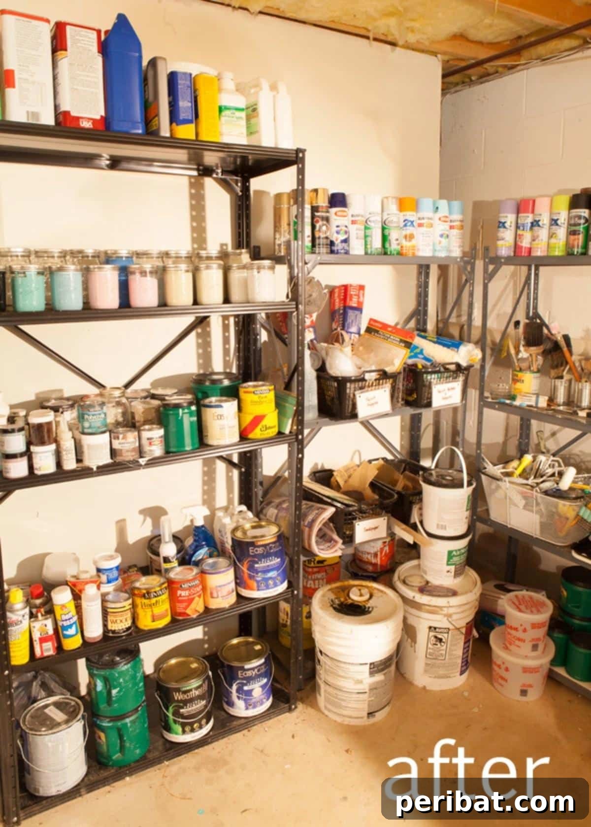 35 Ultimate Paint Storage DIY Ideas and Top-Rated Products 21 Paint-Filled Mason Jars