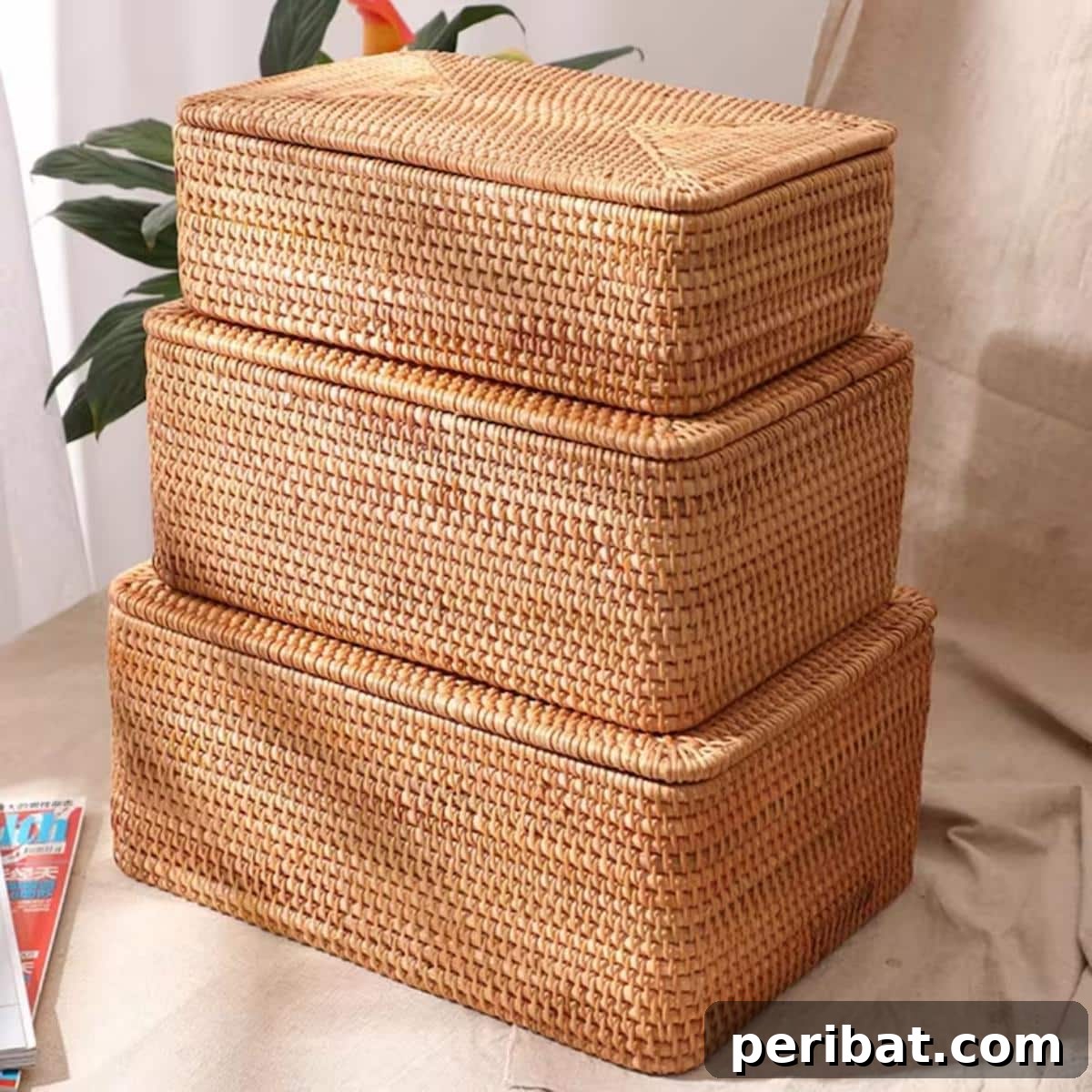 35 Ultimate Paint Storage DIY Ideas and Top-Rated Products 27 Rattan Basket