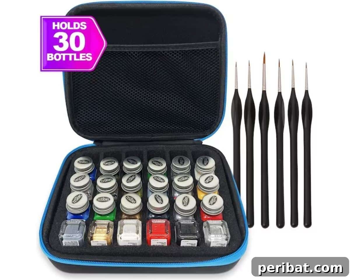 35 Ultimate Paint Storage DIY Ideas and Top-Rated Products 33 Paint Bottle Storage Travel Case