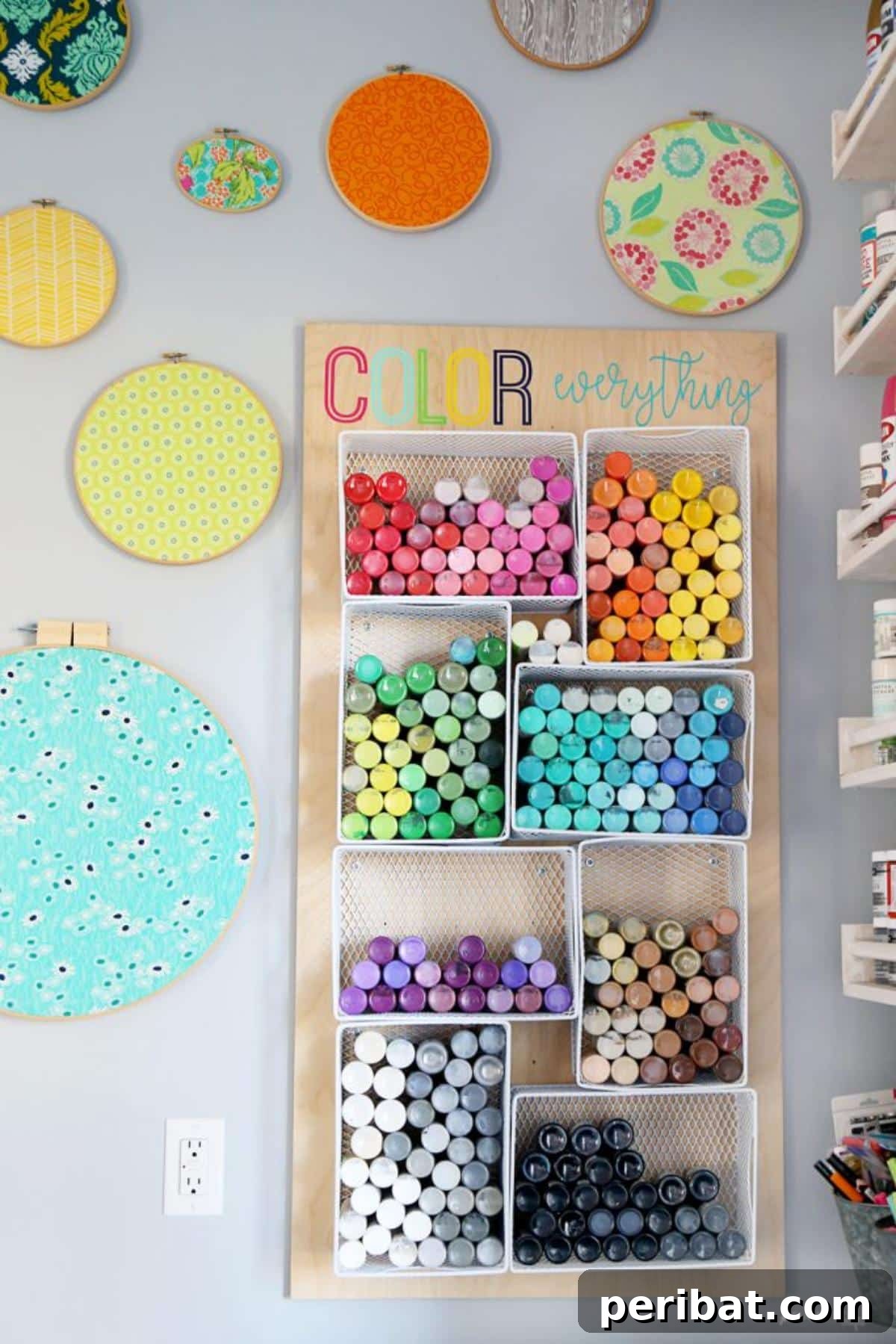 35 Ultimate Paint Storage DIY Ideas and Top-Rated Products 37 Wire Basket Paint Organizer