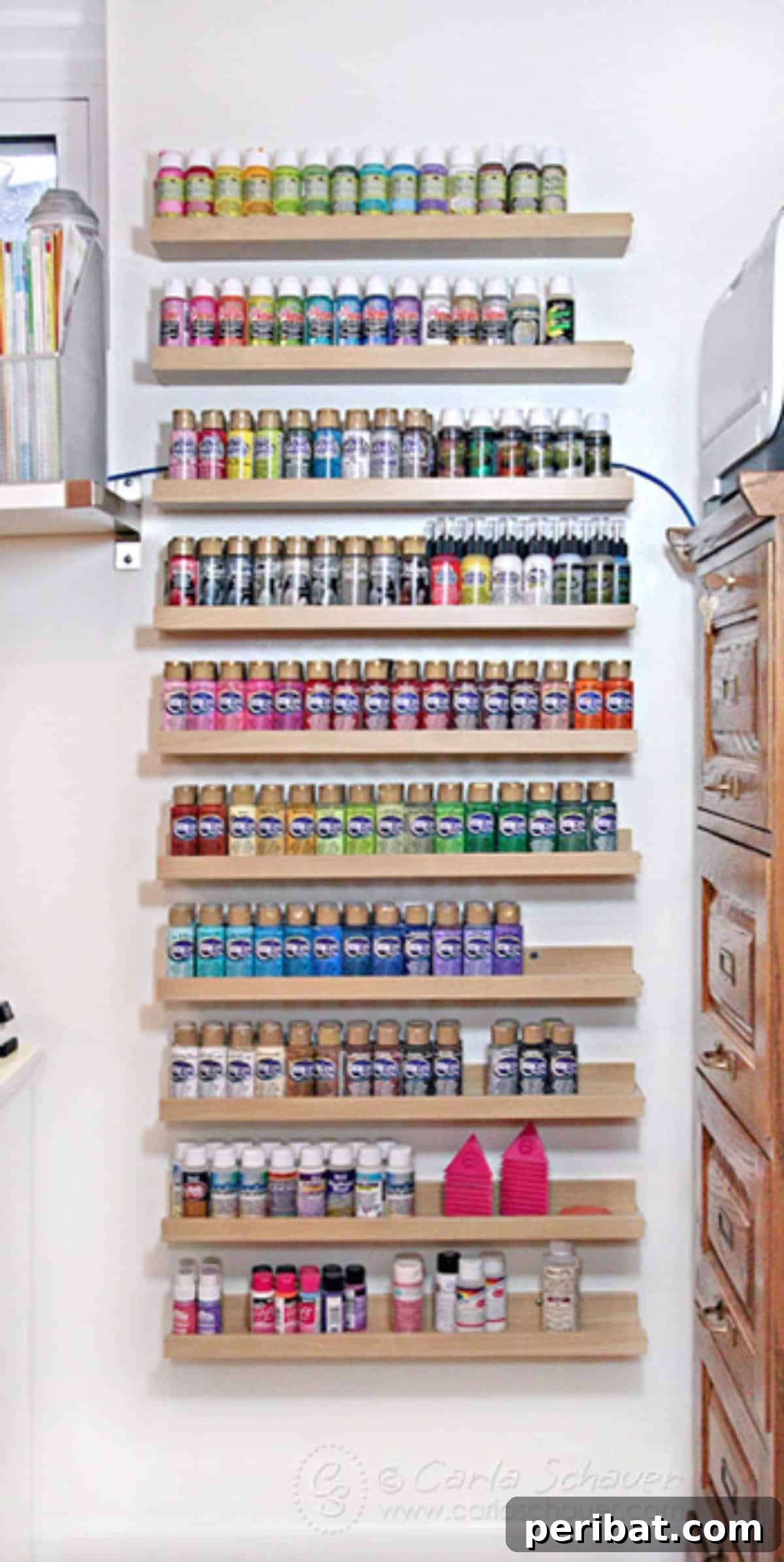 35 Ultimate Paint Storage DIY Ideas and Top-Rated Products 7 Reused Spice Racks