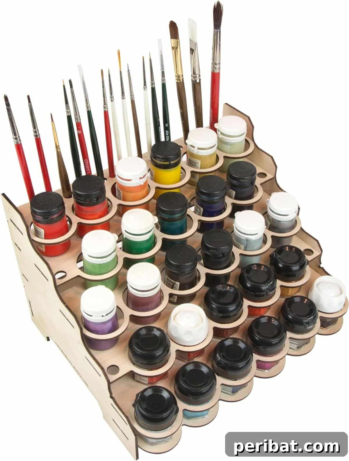 35 Ultimate Paint Storage DIY Ideas and Top-Rated Products 8 Free-standing Paint Holder Rack