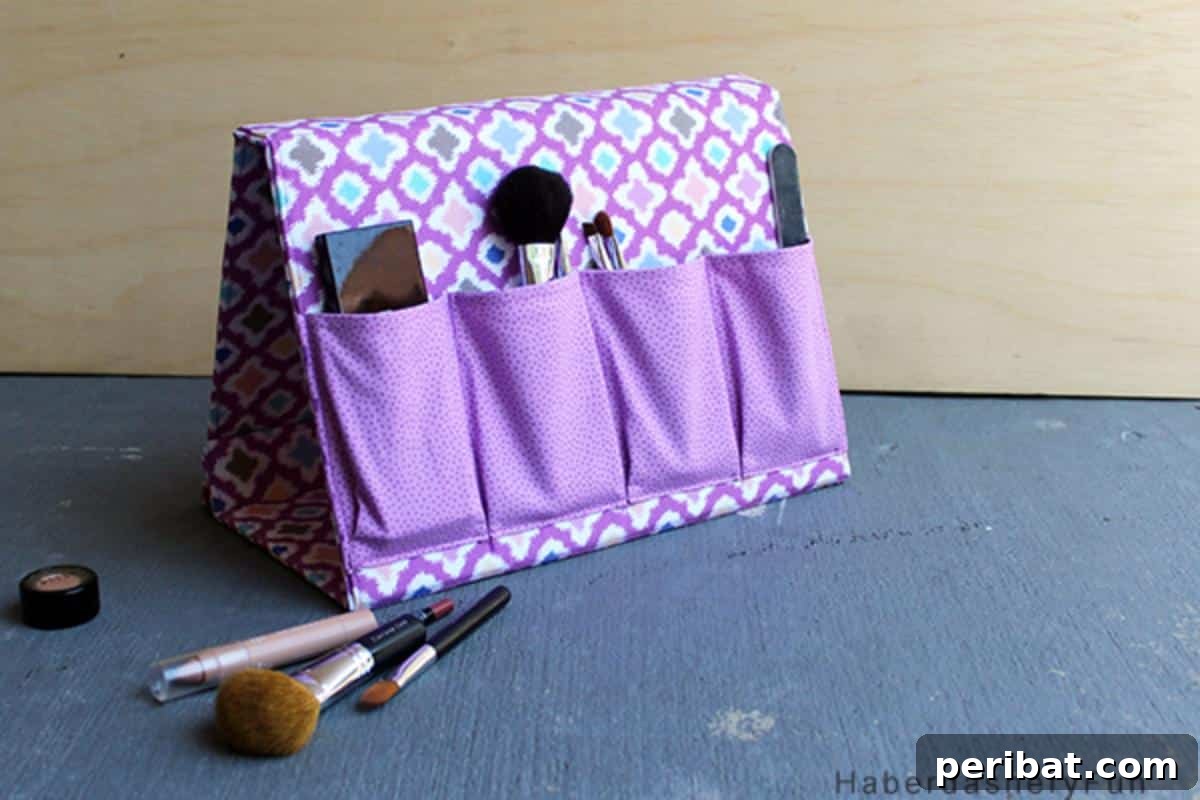 50 Smart Makeup Organization Ideas: DIY Projects & Best Products 36 DIY A-Frame Organizer