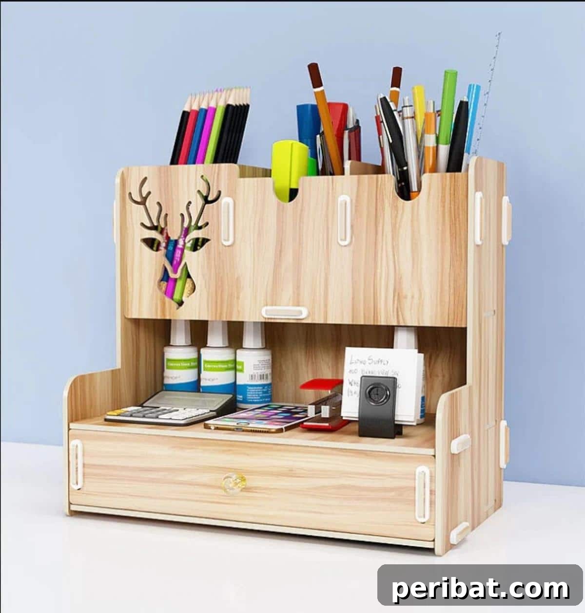 50 Smart Makeup Organization Ideas: DIY Projects & Best Products 43 Multifunctional Desktop Pen Organizer