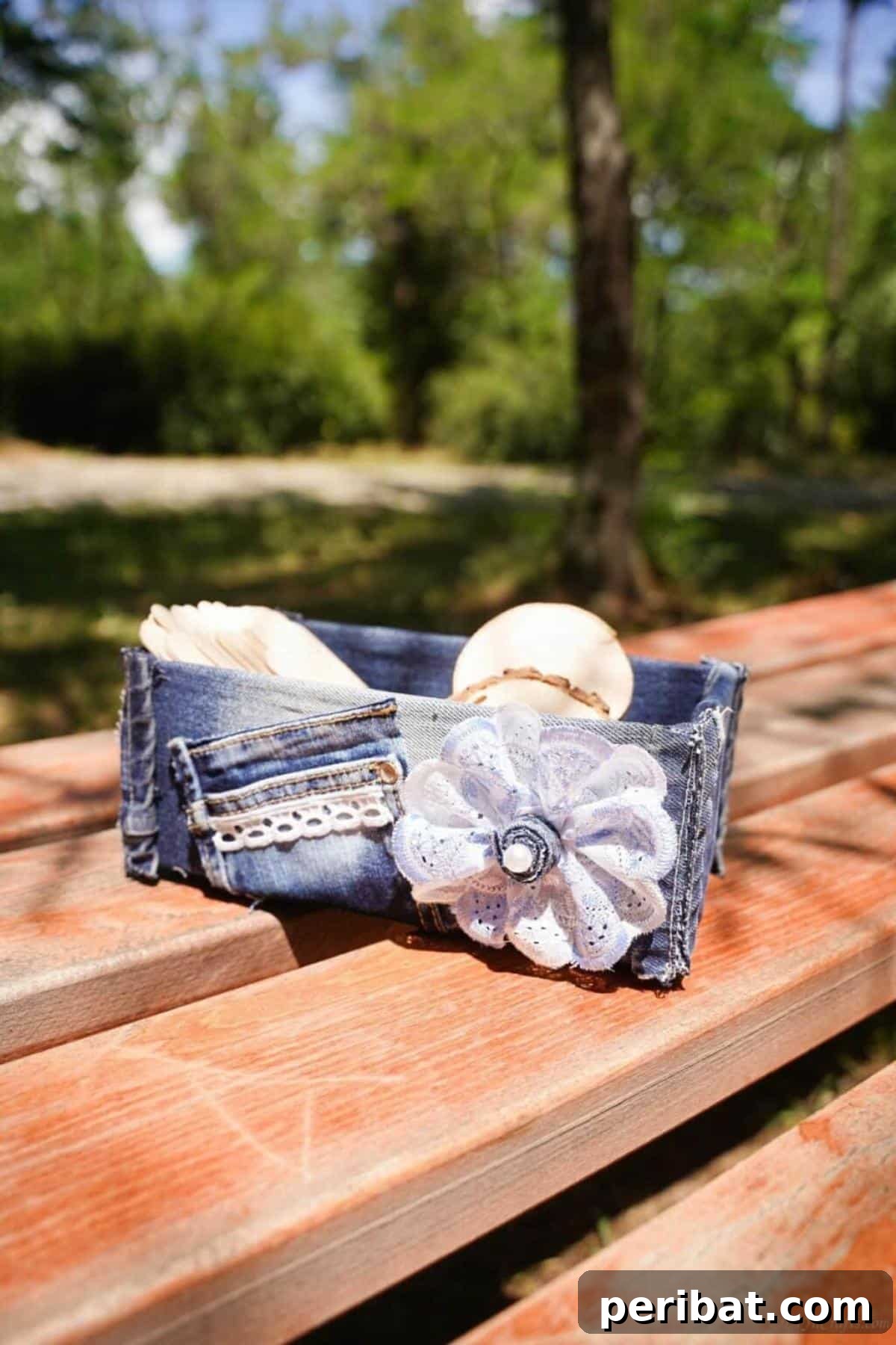 50 Smart Makeup Organization Ideas: DIY Projects & Best Products 7 DIY Denim Covered Storage Box