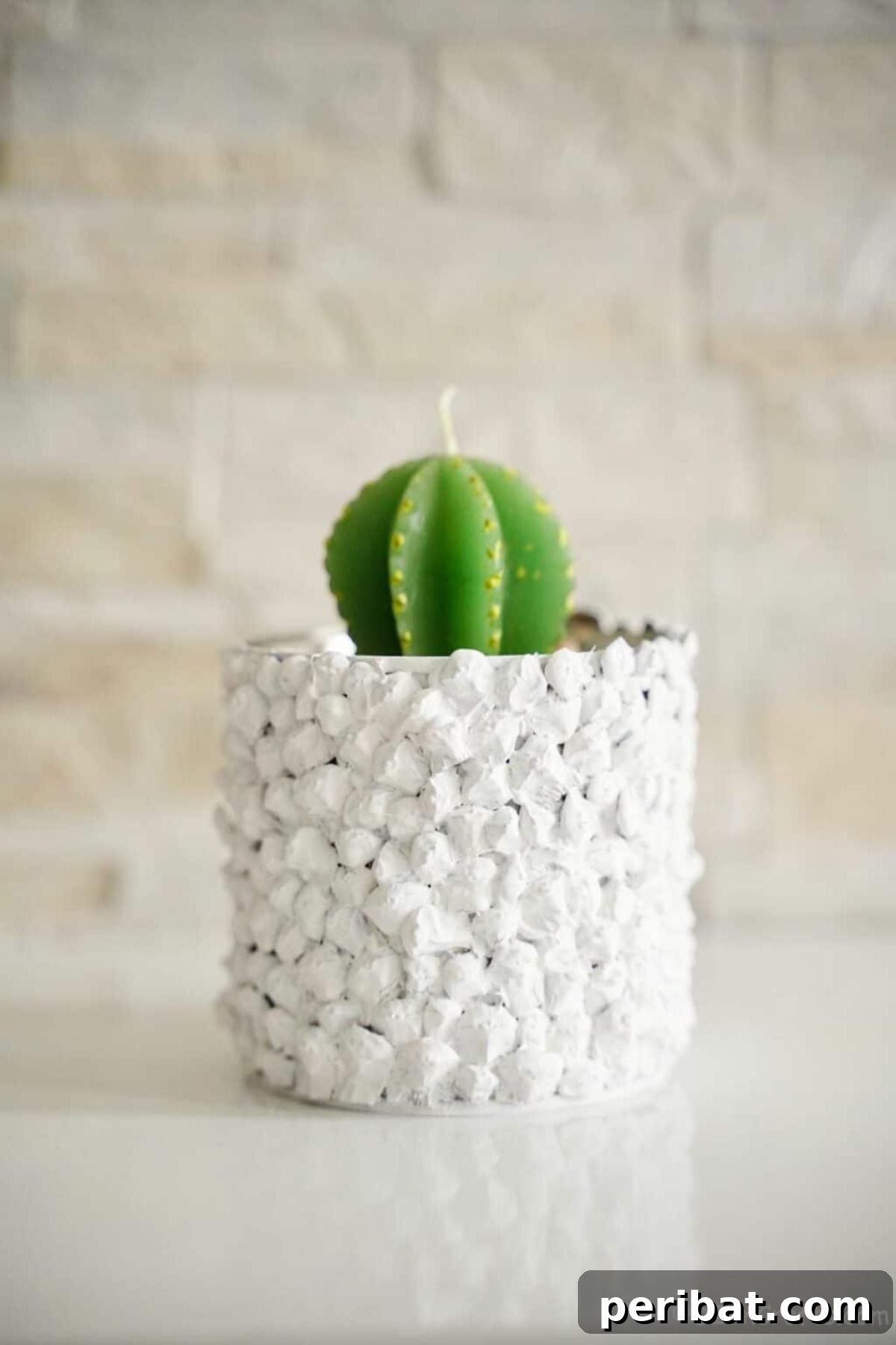 50 Plant Display Ideas: DIY Projects and Product Picks 3 Creative planter made from upcycled tin cans adorned with painted pinecones