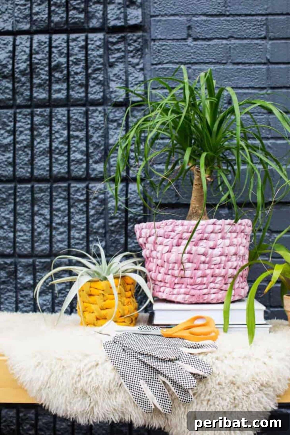50 Plant Display Ideas: DIY Projects and Product Picks 30 Flexible and durable DIY fabric planter for various plants
