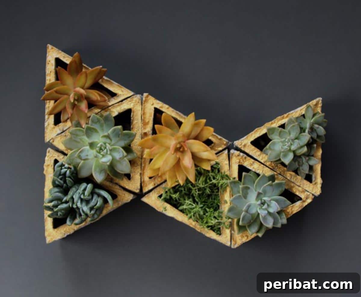 50 Plant Display Ideas: DIY Projects and Product Picks 39 Modern modular wall planter system for vertical gardening
