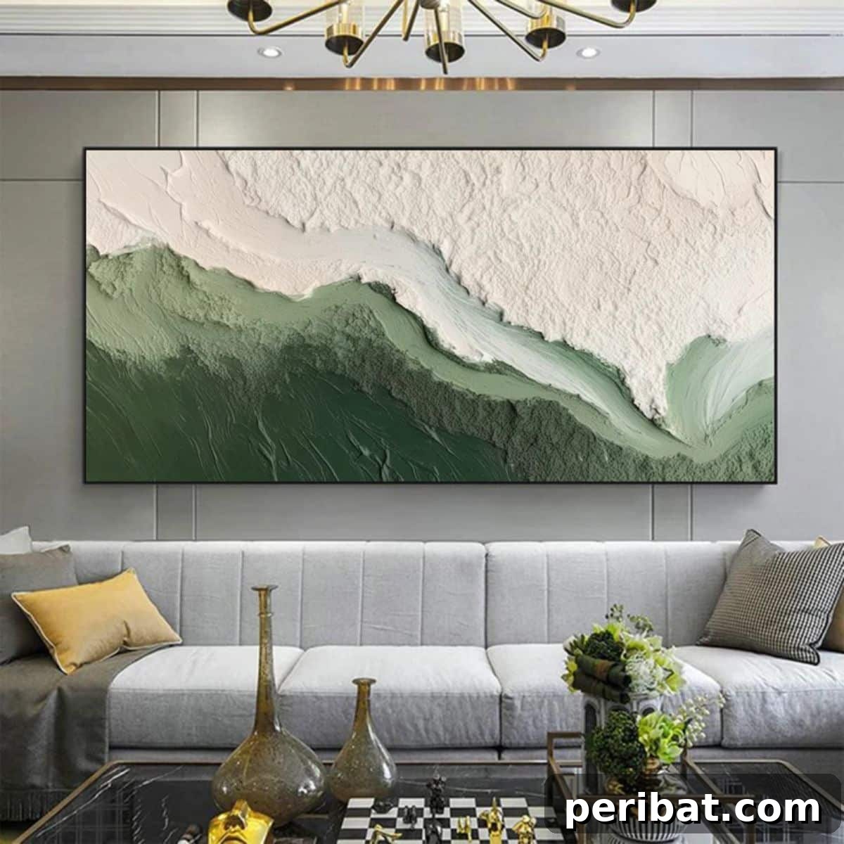 Simplify Your Space: 50 Minimalist Room Decor DIYs & Picks 32 Original Minimalist Beach Oil Painting on Canvas