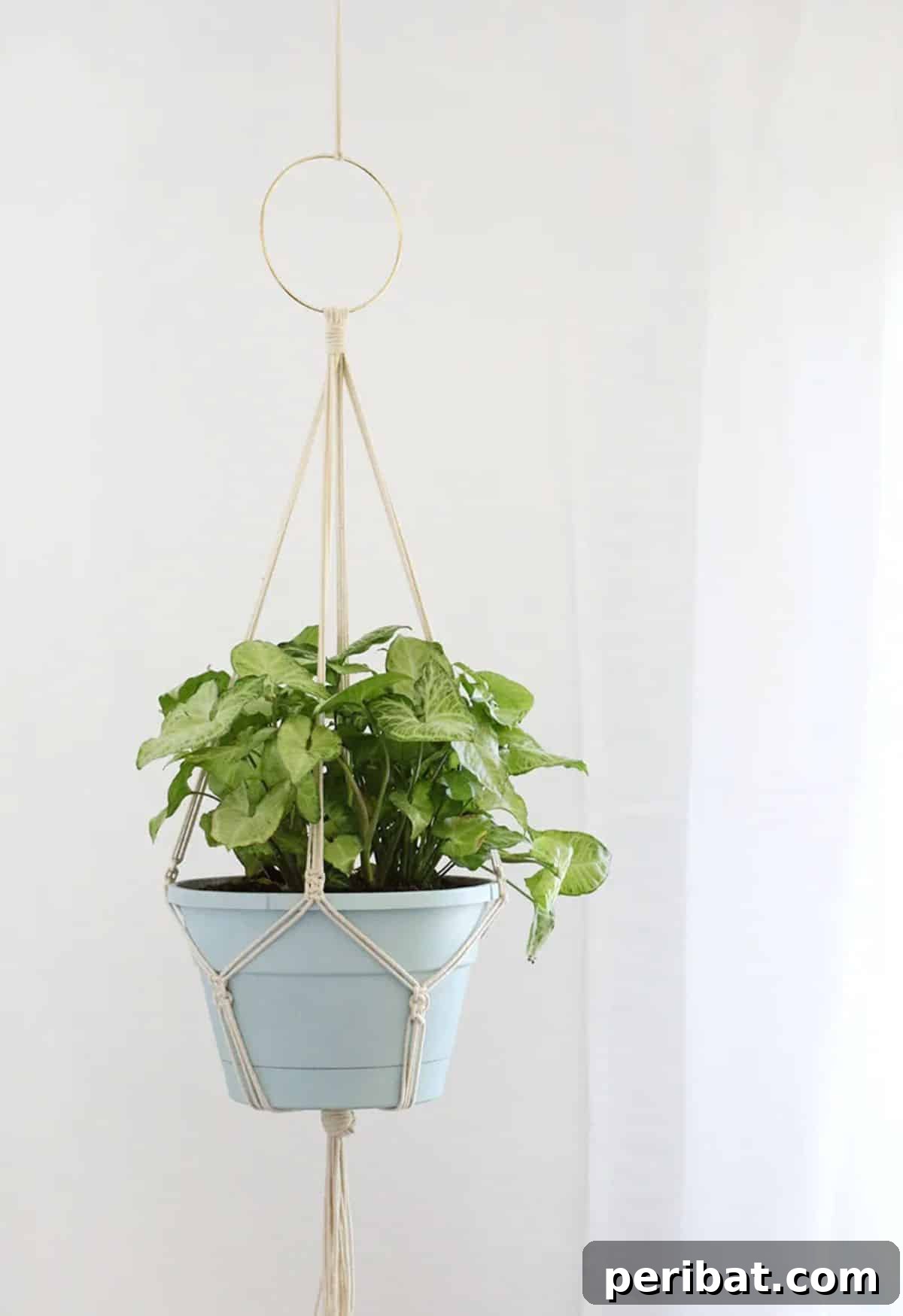 Simplify Your Space: 50 Minimalist Room Decor DIYs & Picks 49 Simple DIY Macrame Plant Hanger
