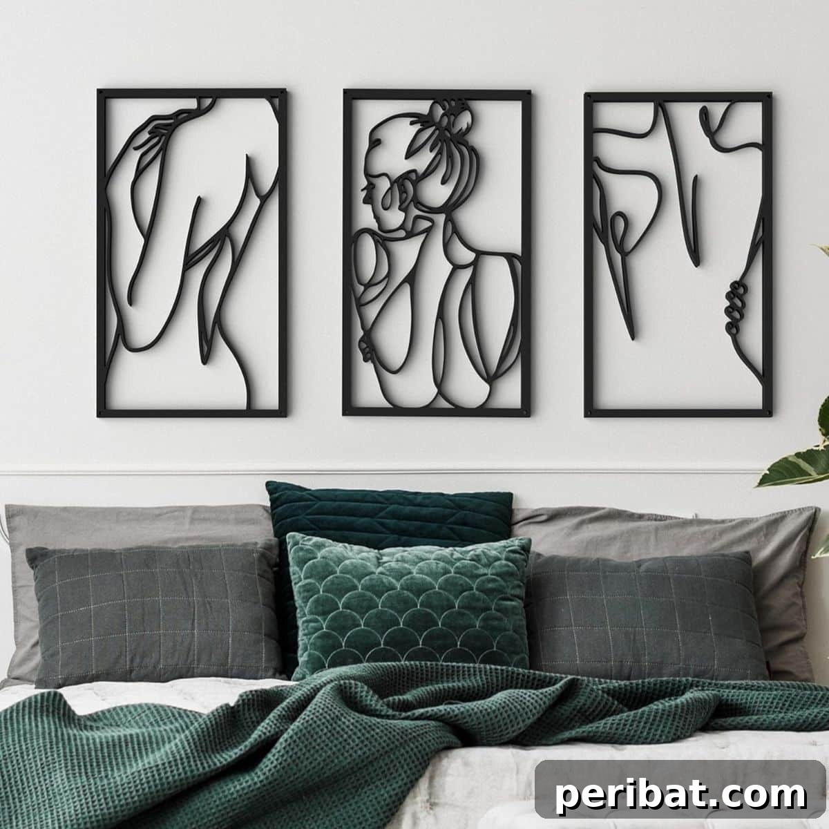 Simplify Your Space: 50 Minimalist Room Decor DIYs & Picks 51 Minimalist Metal Wall Art Decor