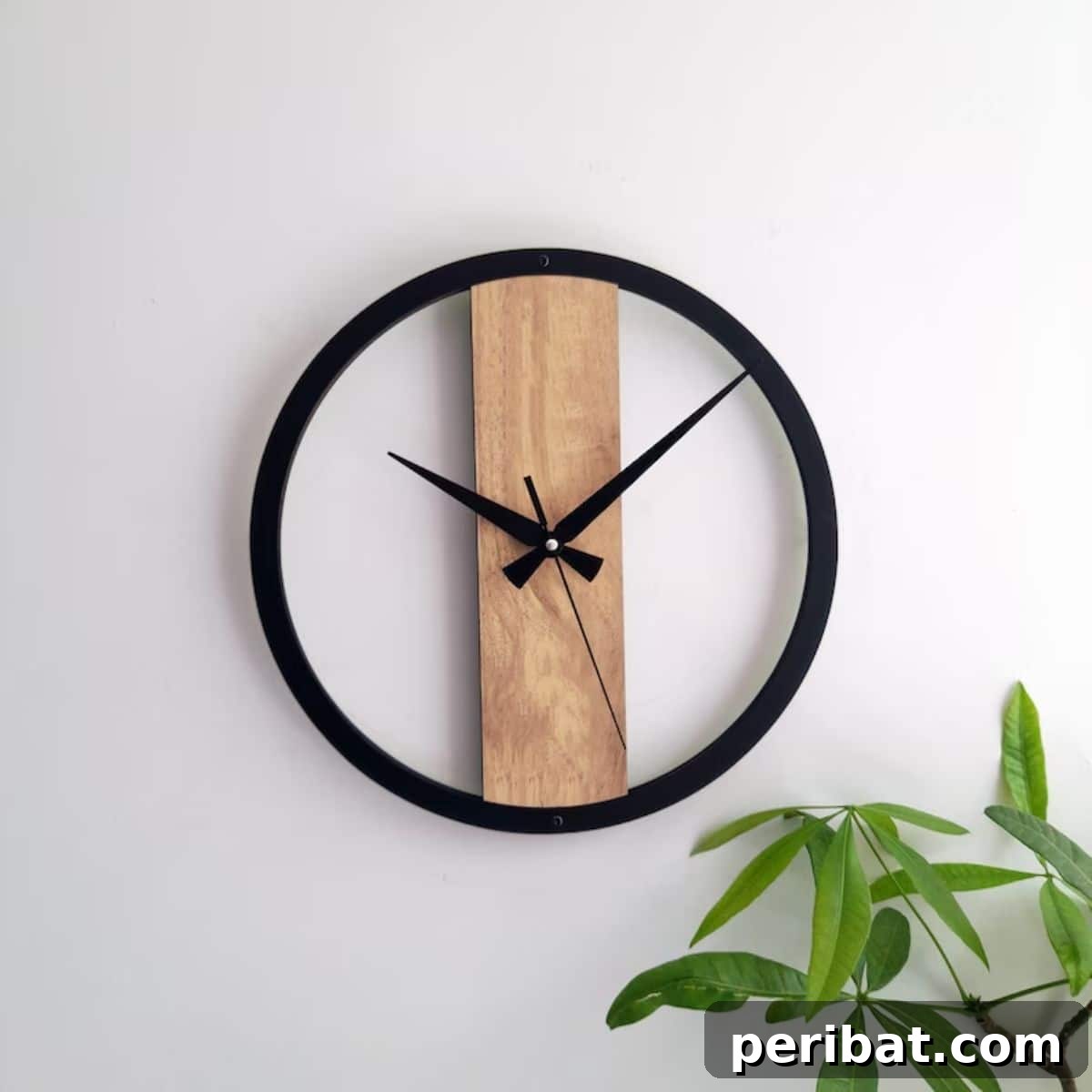 Simplify Your Space: 50 Minimalist Room Decor DIYs & Picks 10 Minimalist Art Clock