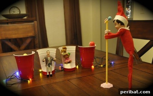60 Whimsical Elf on the Shelf Display Ideas 5 The Voice Audition