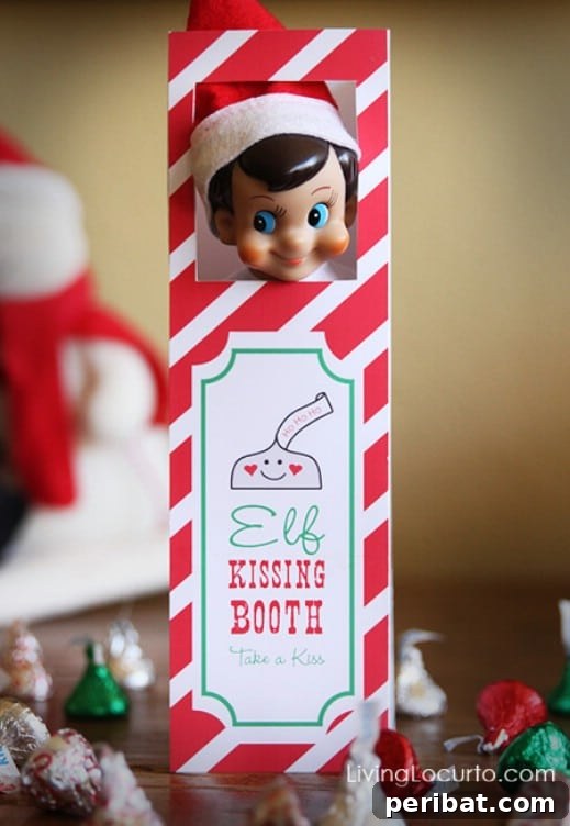 60 Whimsical Elf on the Shelf Display Ideas 45 He’s a Lover!