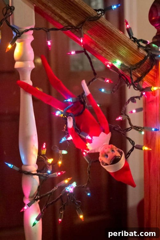 60 Whimsical Elf on the Shelf Display Ideas 47 Elf – Christmas Vacation Style