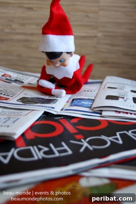 60 Whimsical Elf on the Shelf Display Ideas 57 Checking Out the Toy Catalog