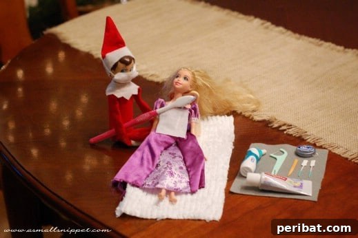 60 Whimsical Elf on the Shelf Display Ideas 59 Having a Blast with Rapunzel