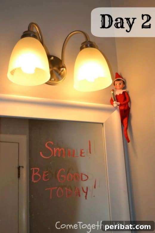 60 Whimsical Elf on the Shelf Display Ideas 60 Message to the Kids