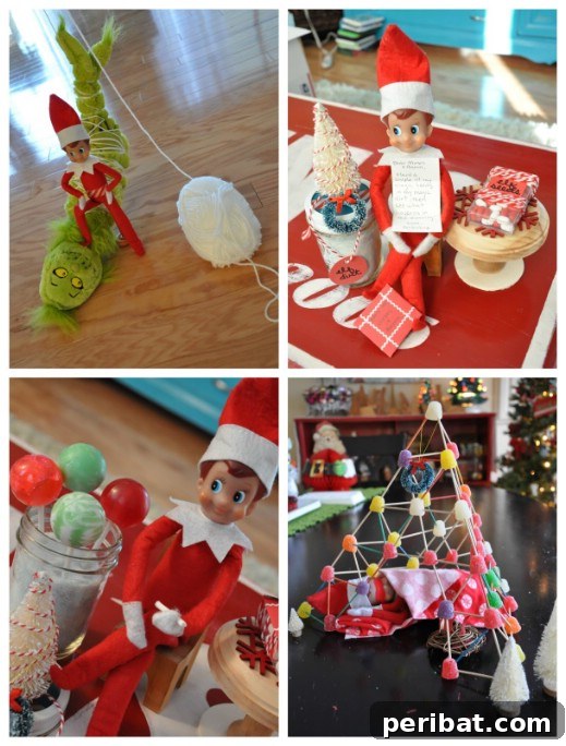 60 Whimsical Elf on the Shelf Display Ideas 10 8-elf-camping