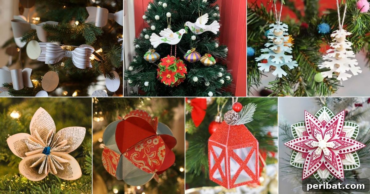 Papercrafted Christmas: A Treasury of DIY Decor Ideas 2 50 DIY Paper Christmas Decorations and Ideas facebook image.