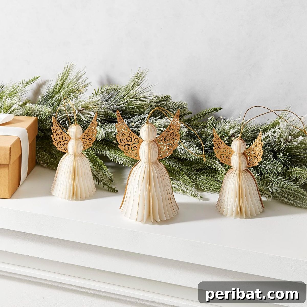 Papercrafted Christmas: A Treasury of DIY Decor Ideas 16 Paper Angels Christmas Ornaments