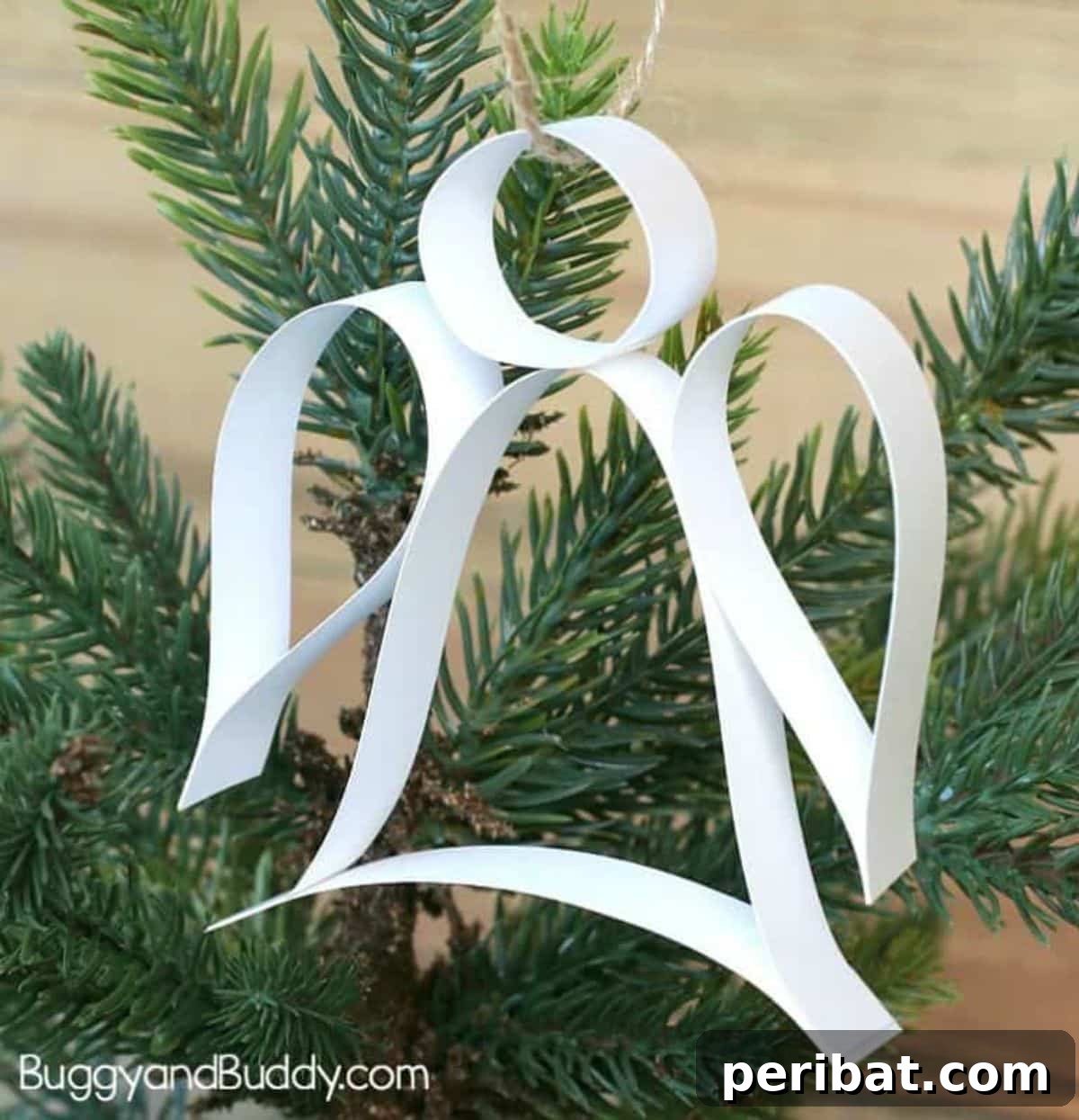 Papercrafted Christmas: A Treasury of DIY Decor Ideas 28 Paper Strip Christmas Angel Ornament