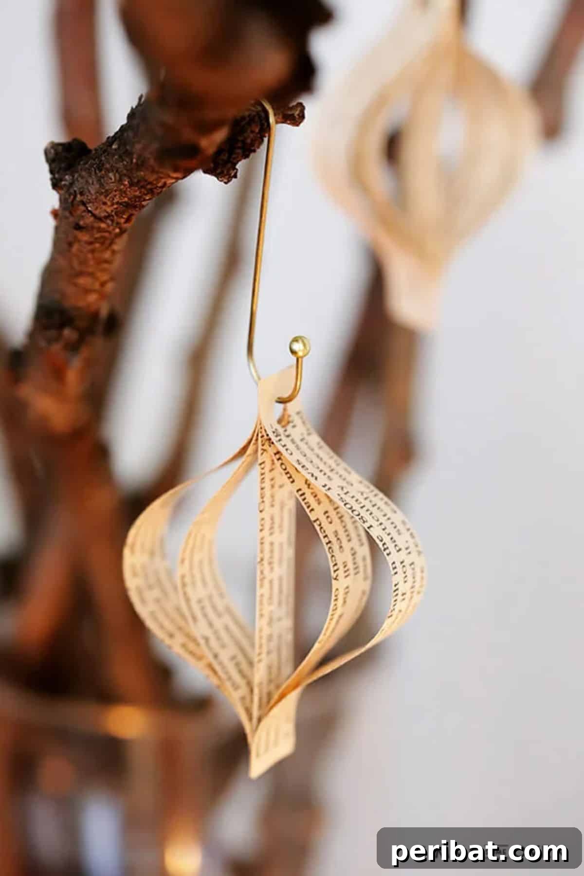 Papercrafted Christmas: A Treasury of DIY Decor Ideas 7 DIY (Easy!) Book Page Christmas Ornament
