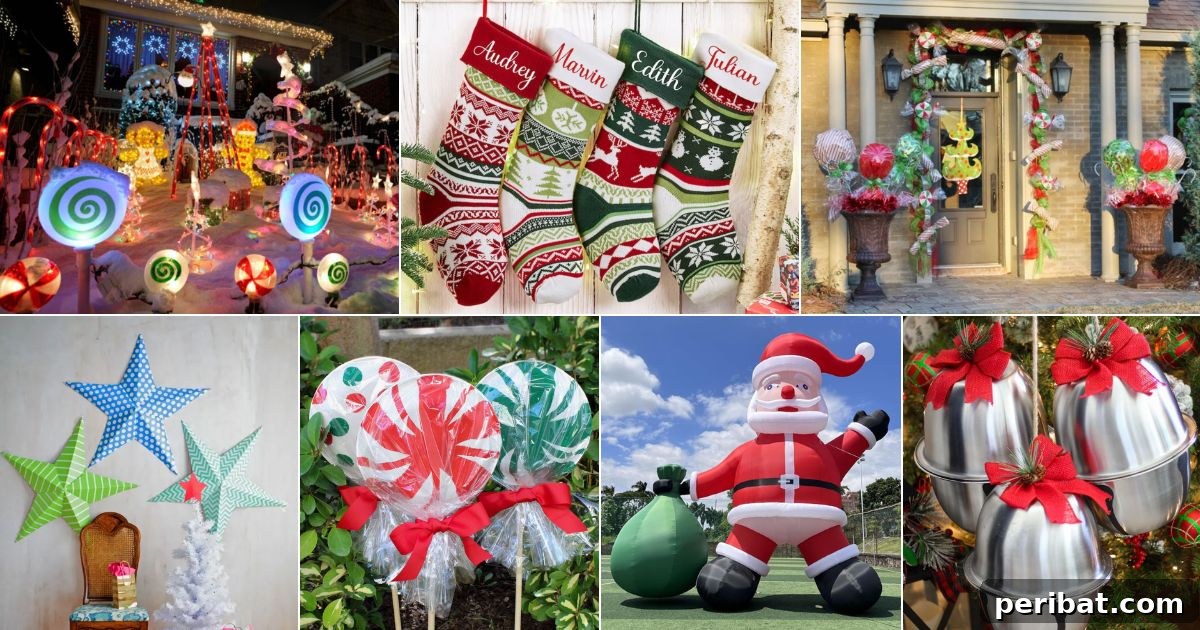 30 DIY Giant Christmas Decorations and Ideas for an Unforgettable Holiday Season