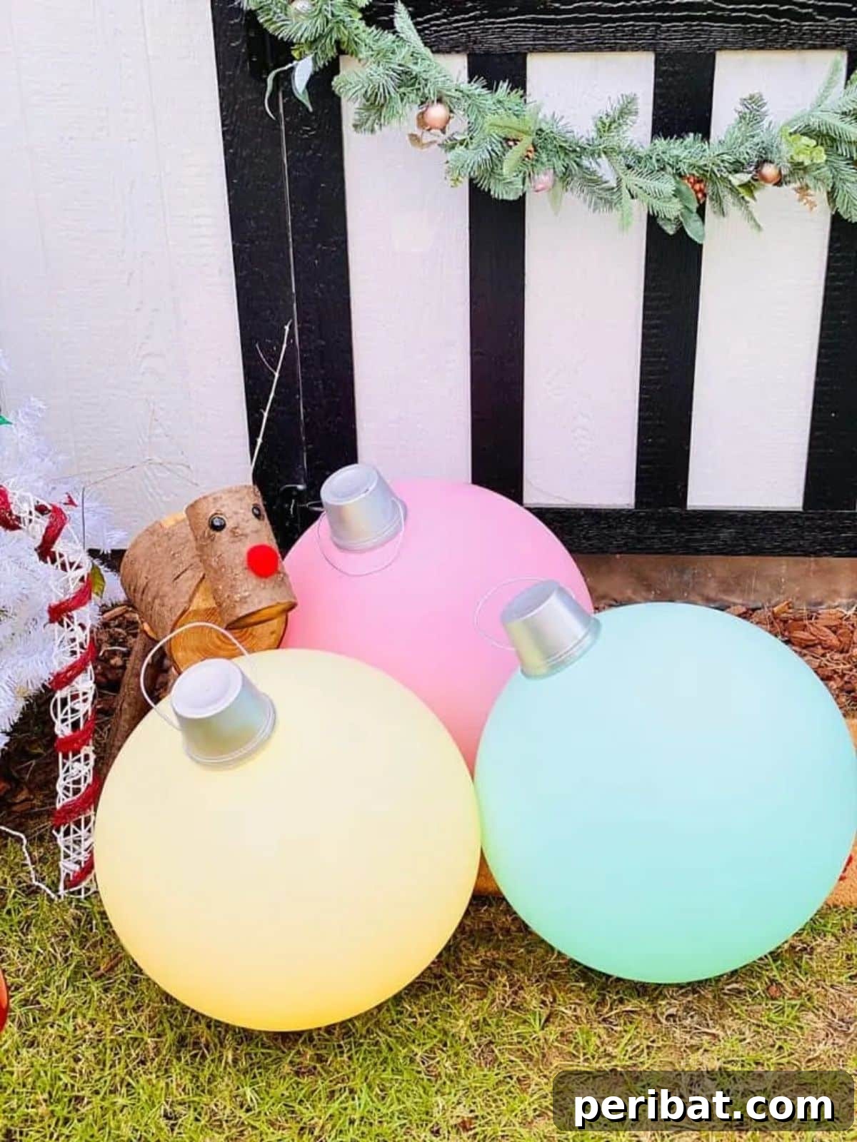 DIY Handmade Giant Christmas Ornaments for Family Project