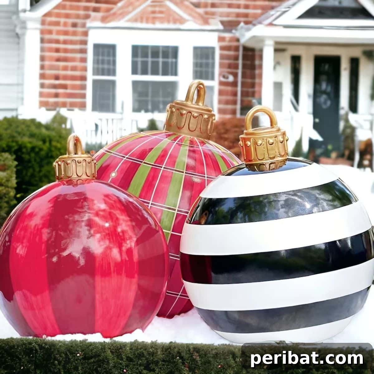 Large Christmas Balls for a Grand Holiday Look