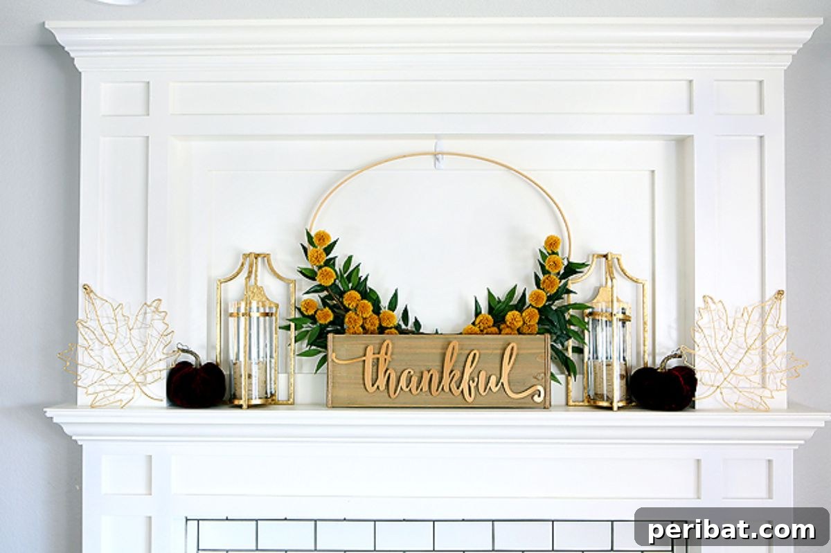 Embroidery Hoop & Pom Pom Flowers “Thankful” Wp-Image-159243