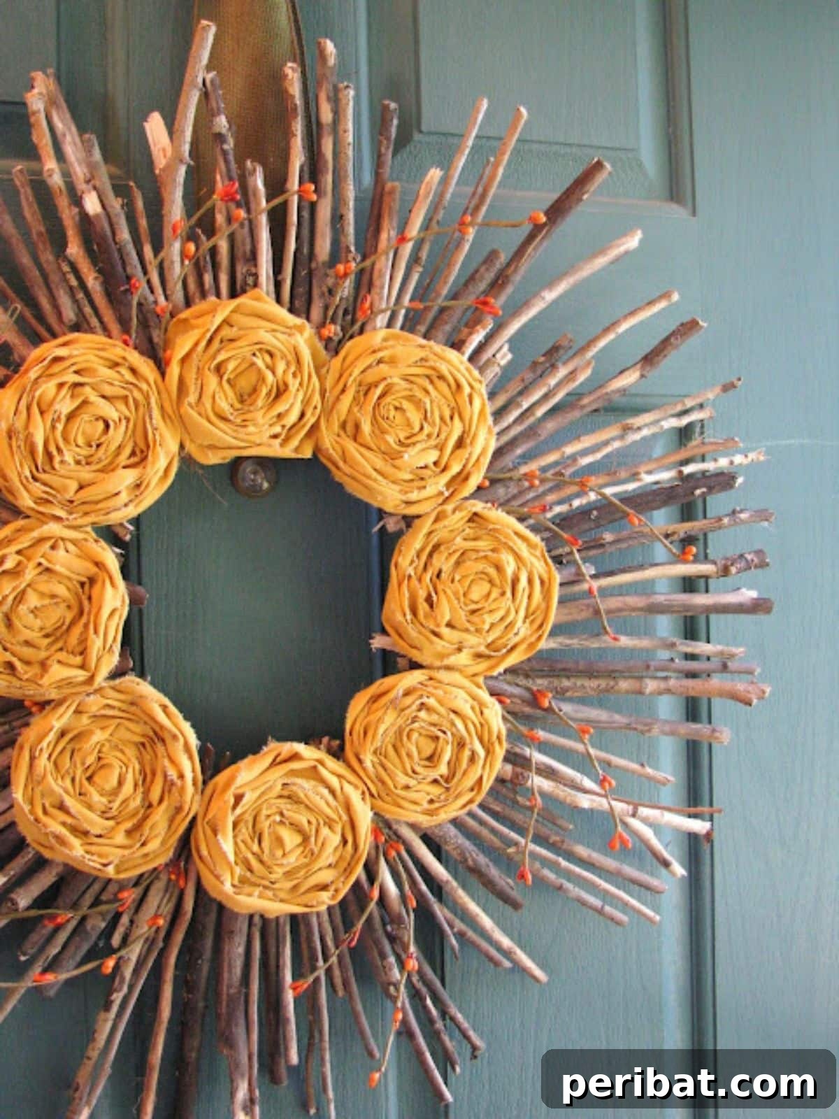 DIY Sunshine Wreath