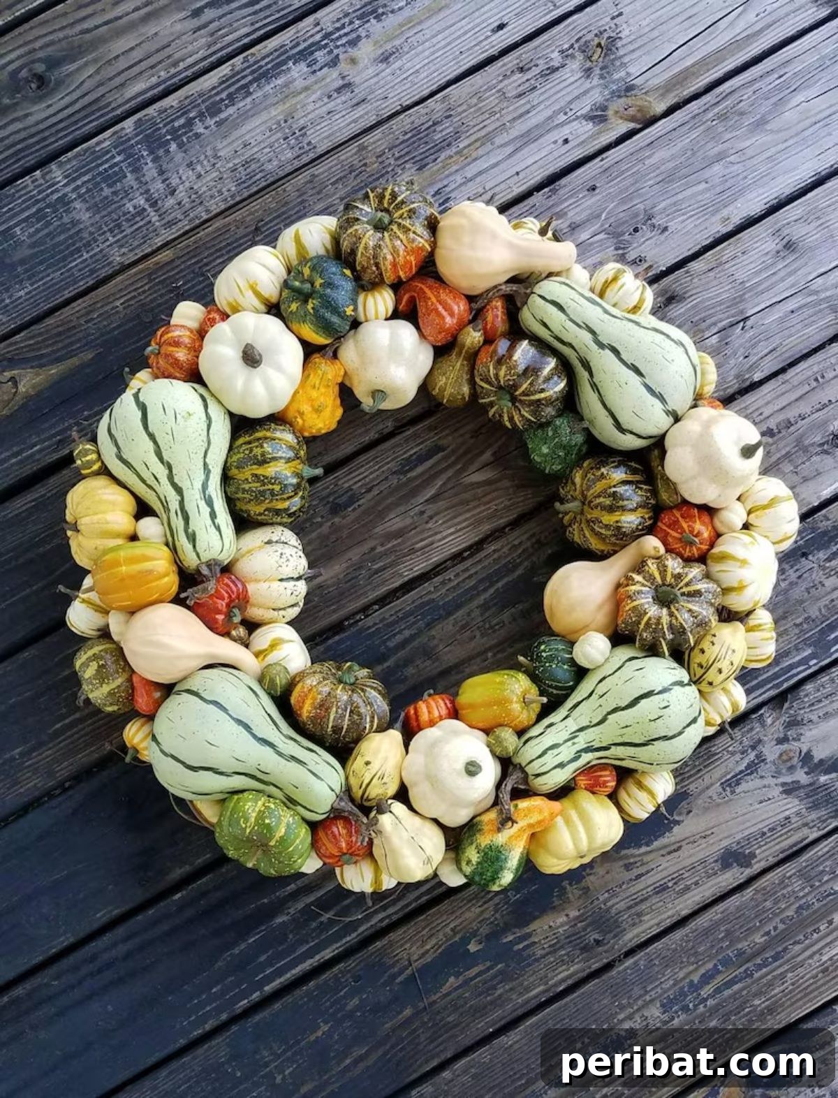 Thanksgiving Pumpkin Wreath