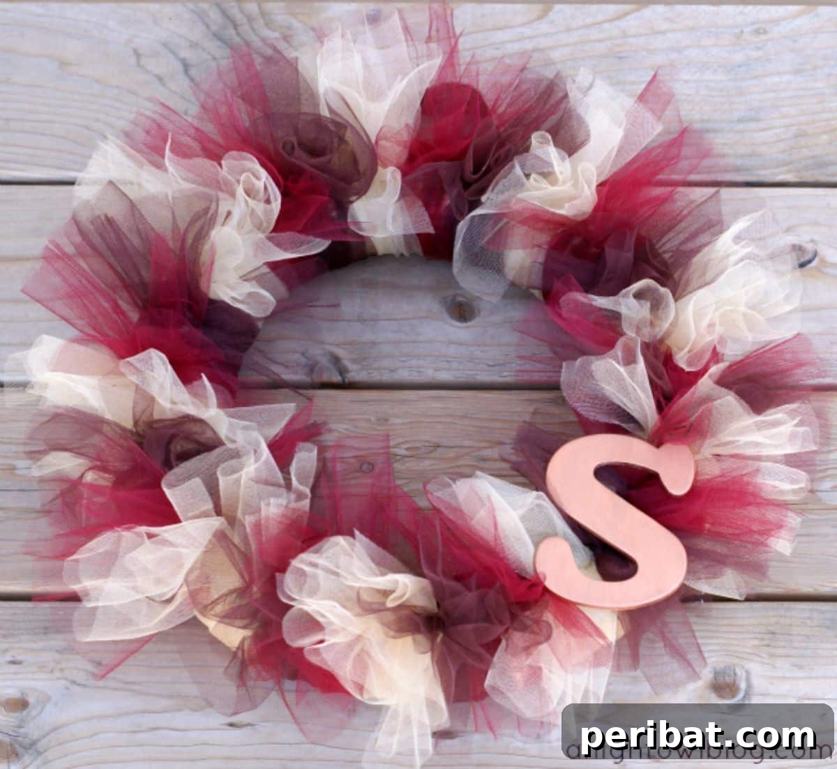 Tulle Thanksgiving Wreath