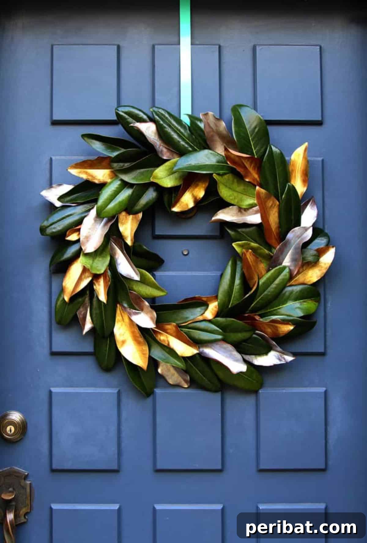 Easy & Free DIY Magnolia Wreath
