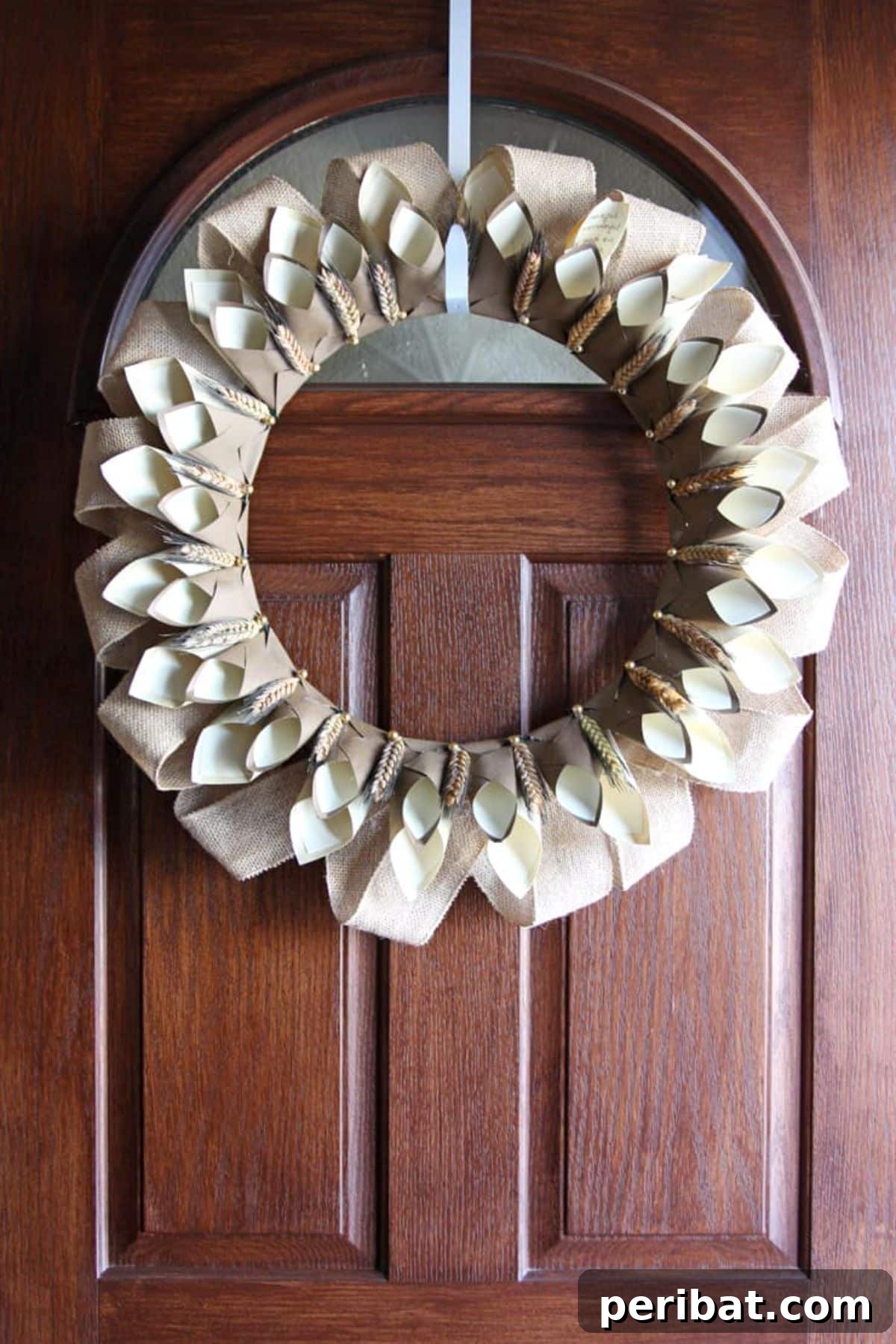 Thanksgiving Paper Gratitude Wreath