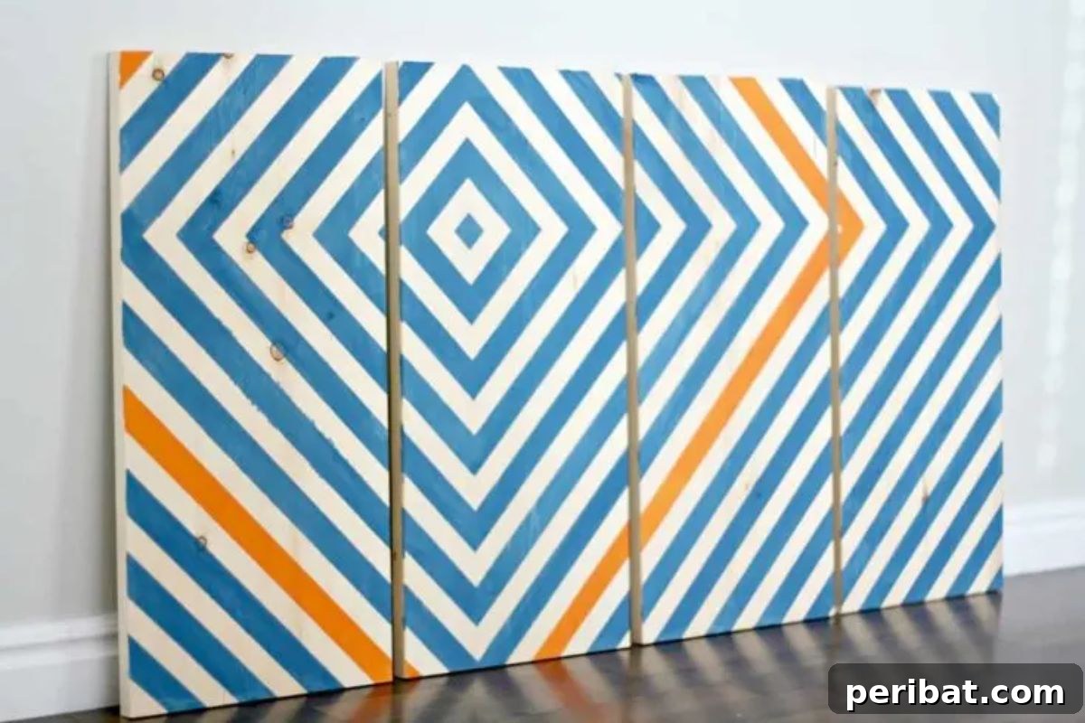 Modern DIY Wooden Wall Art the Easy Way