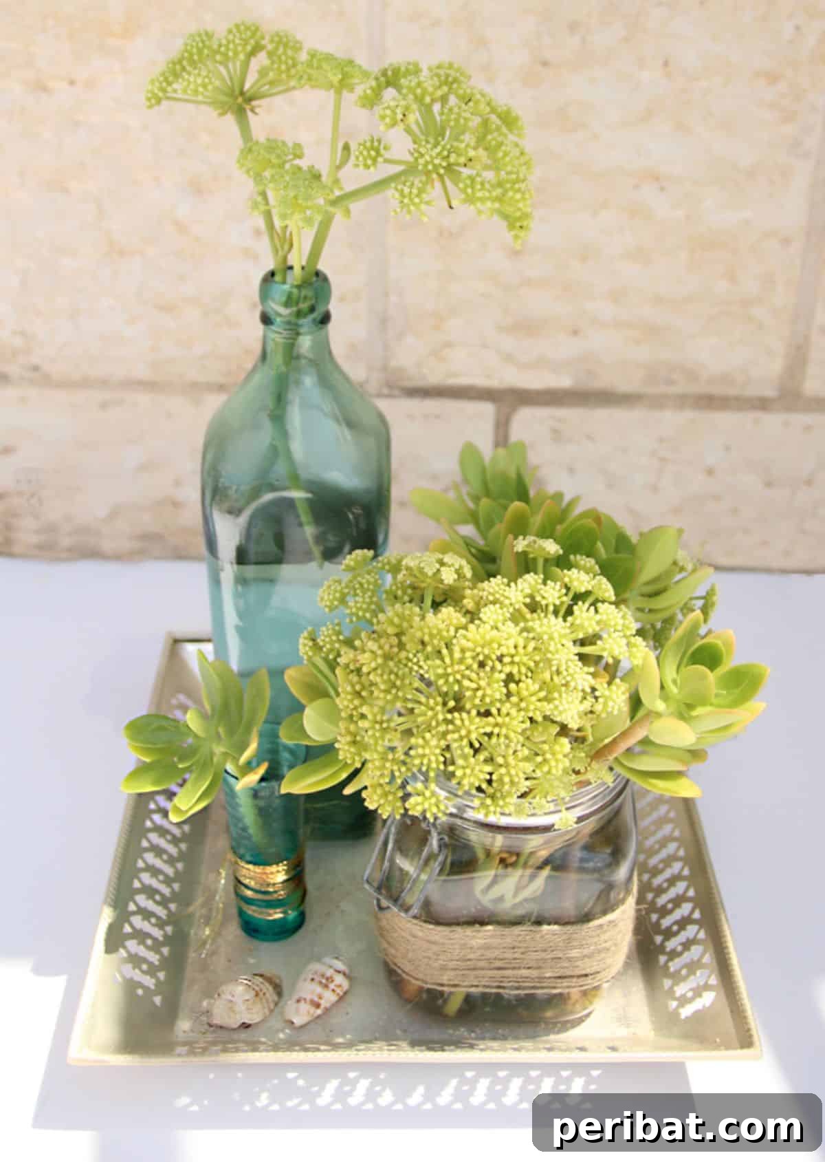 DIY Succulent Centerpiece