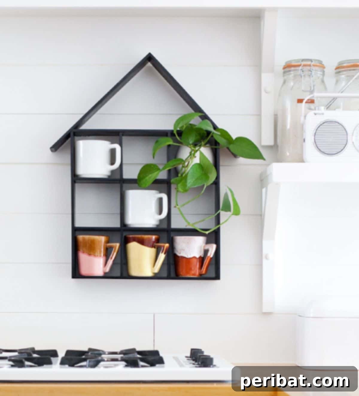 DIY Mug Shelf
