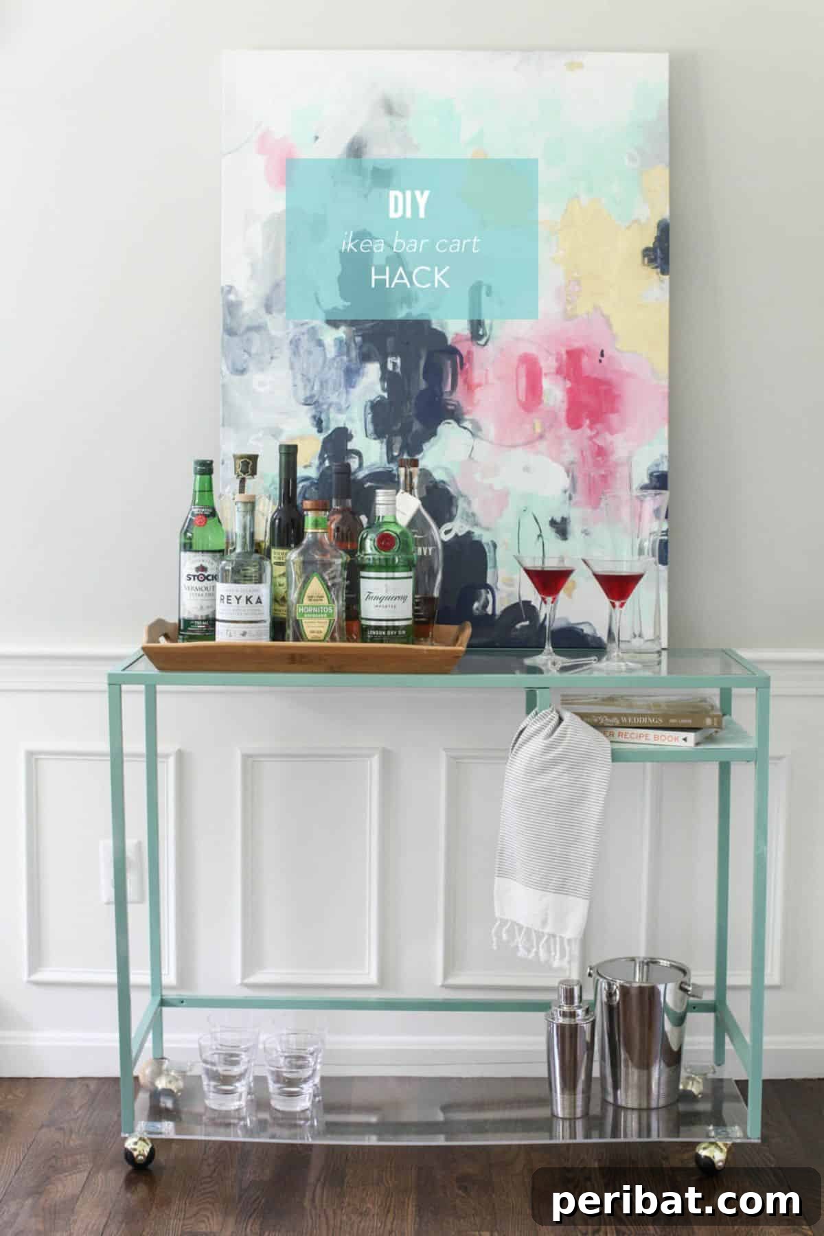 DIY Ikea Bar Cart Hack