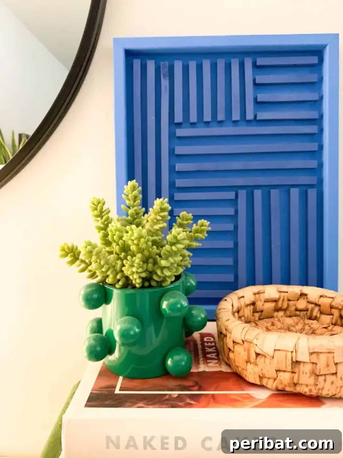 Colorful DIY Wood Wall Art Canvas